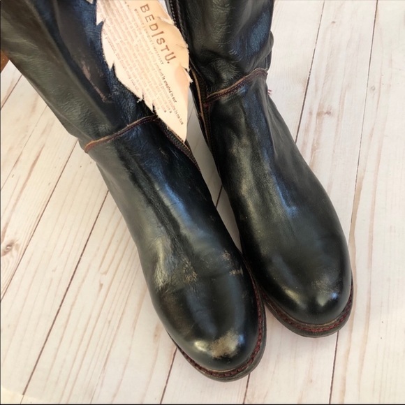 Bed|Stü Manchester Distressed Black Boots - Picture 5 of 8